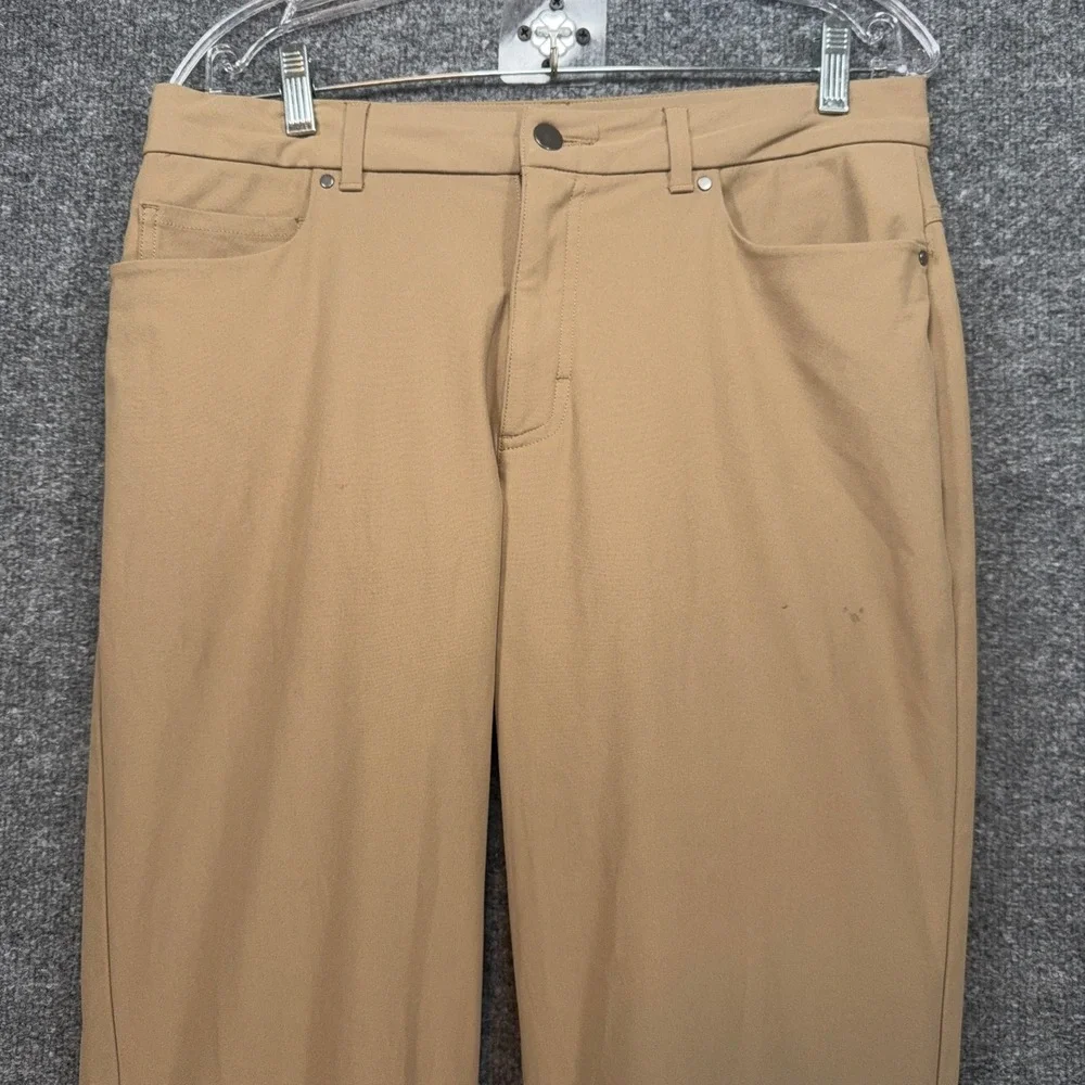 VRST Pants Mens 32x34 Tan Stretch Performance Commuter Trousers Chinos